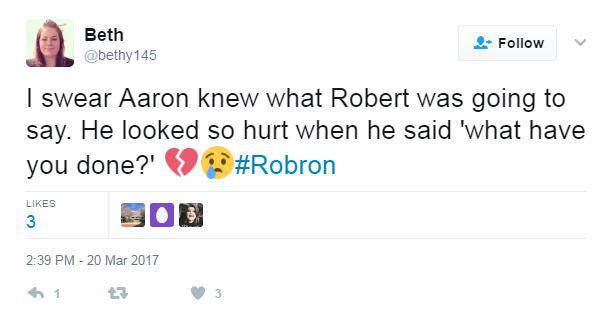  Many felt Aaron knew his husband had cheated