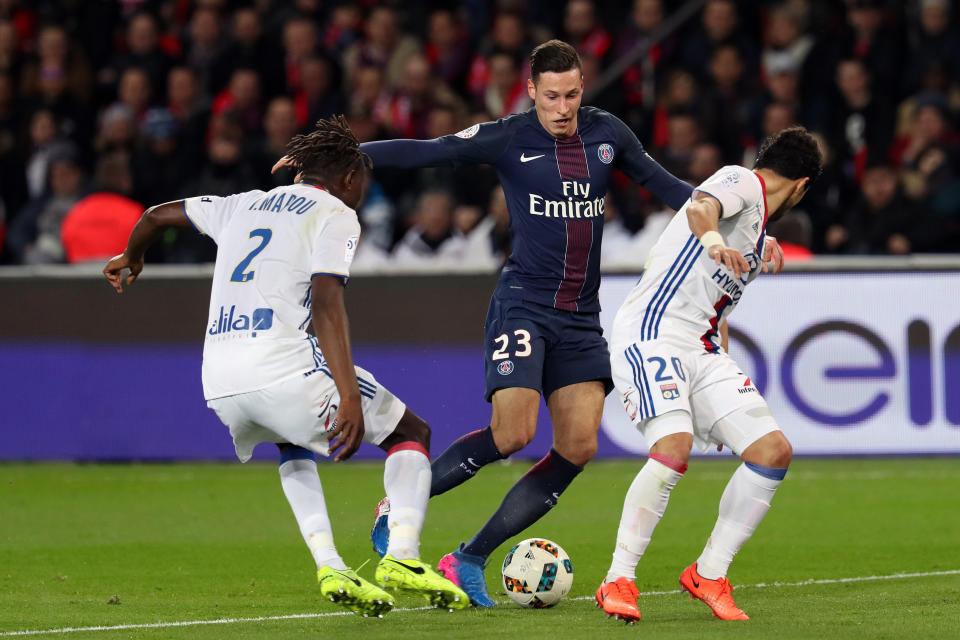 Julian Draxler has picked up a knock and has been ruled out of tomorrow's clash