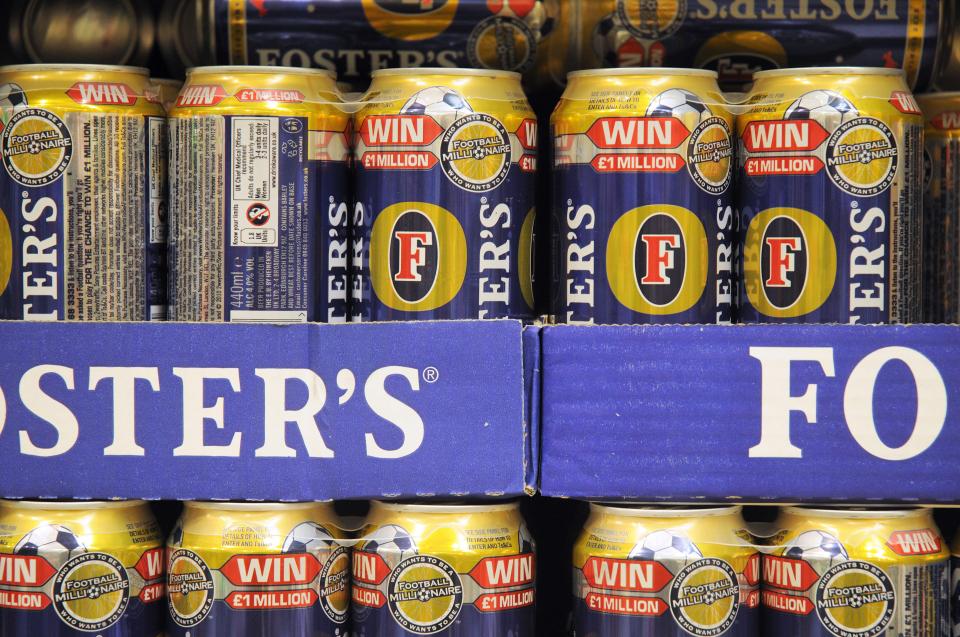  The Fosters range has also been severely cut down at Tesco, and it is now only available in four-packs and twenty-packs of 440ml lager cans