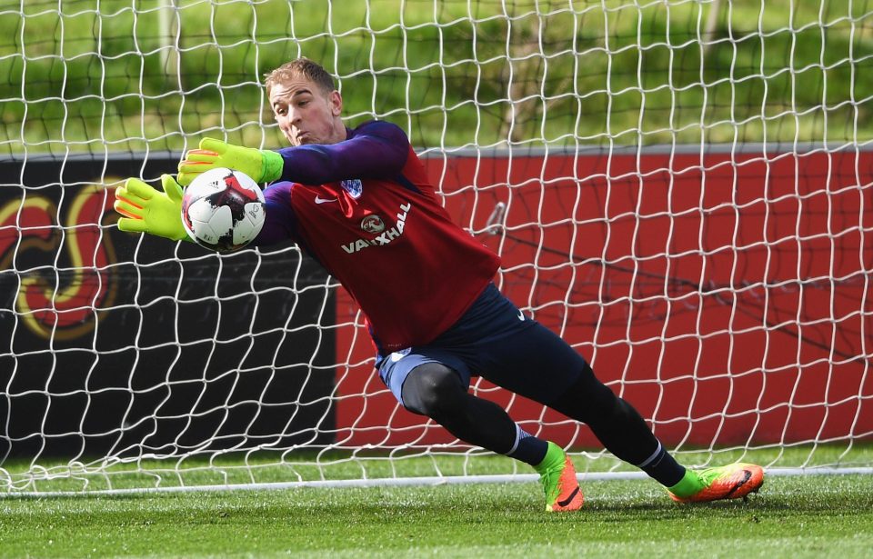 Joe Hart is set to line up between the sticks after jetting in from Italy