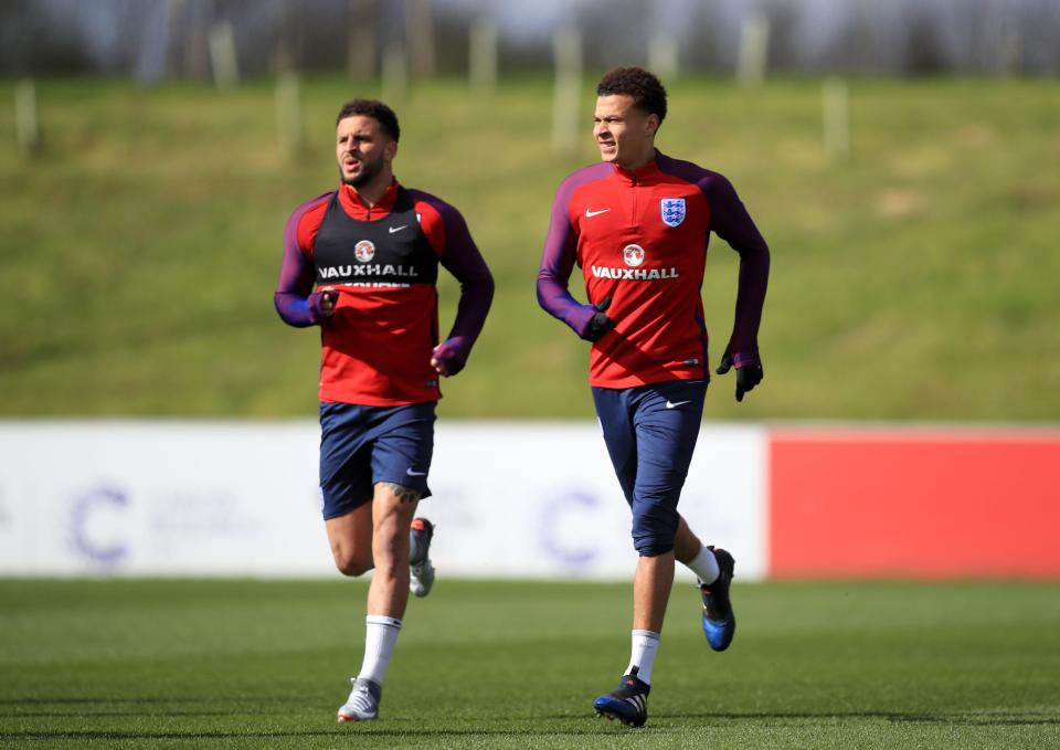 Joshua Kimmich has a great future but Kyle Walker (left) gets our nod