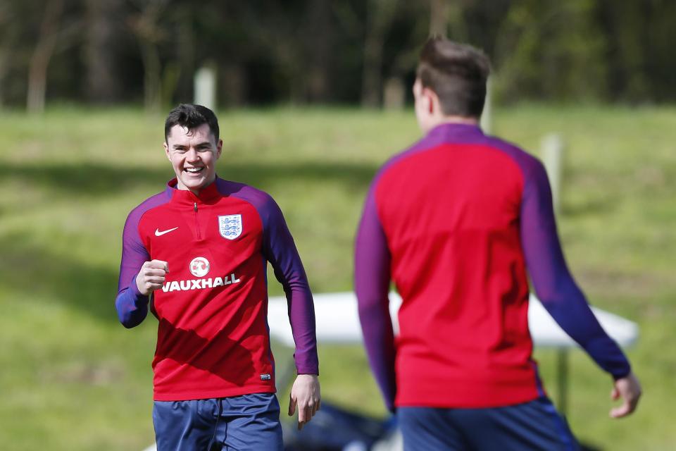 Michael Keane is enjoying his time with the England squad in Germany