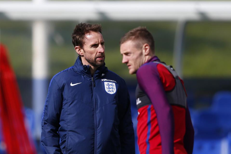 Gareth Southgate says Jamie Vardy is in the frame of mind to face Germany 