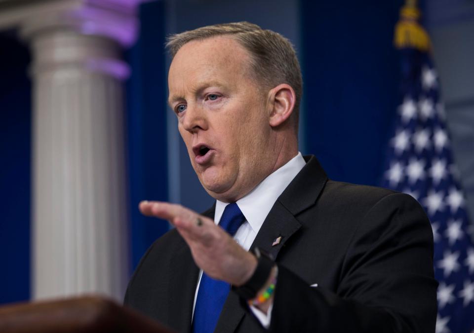  Row started after Sean Spicer repeated the baseless accusations against GCHQ last week