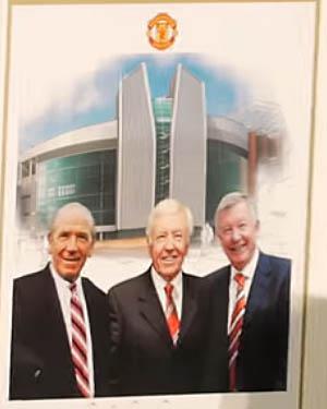 The ex-steward – pictured with Sir Matt Busby and mate Sir Alex Ferguson – was a firm favourite