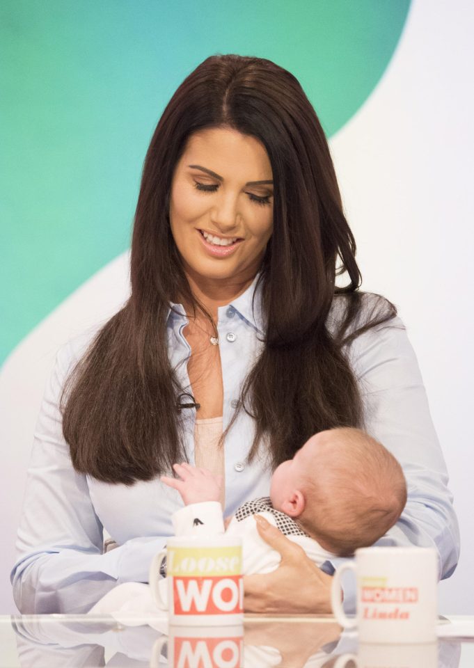  Rebekah Vardy faced a barrage of abuse after appearing on Loose Women with her baby son Finlay