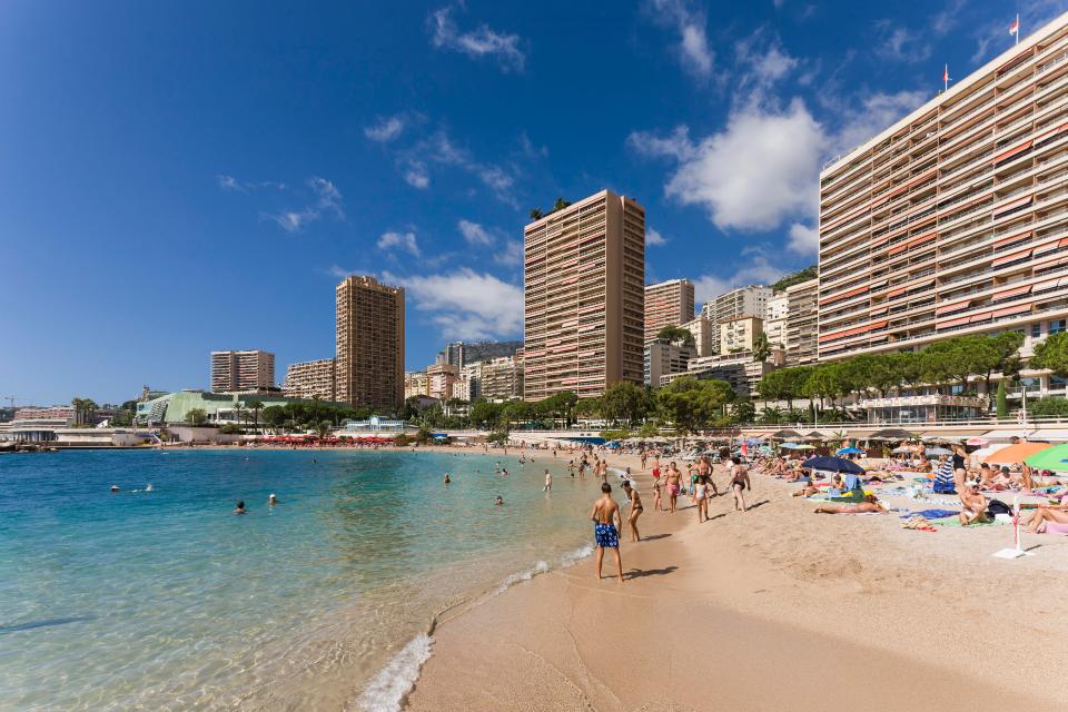  Take a stroll along the Larvotto beach in the stunning city