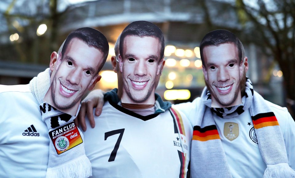 Podolski is a hero in Germany after years of service