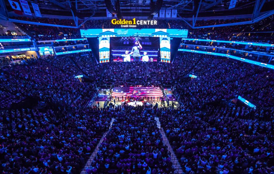 The Golden 1 Center was opened late last year as the Sacramento Kings' new home