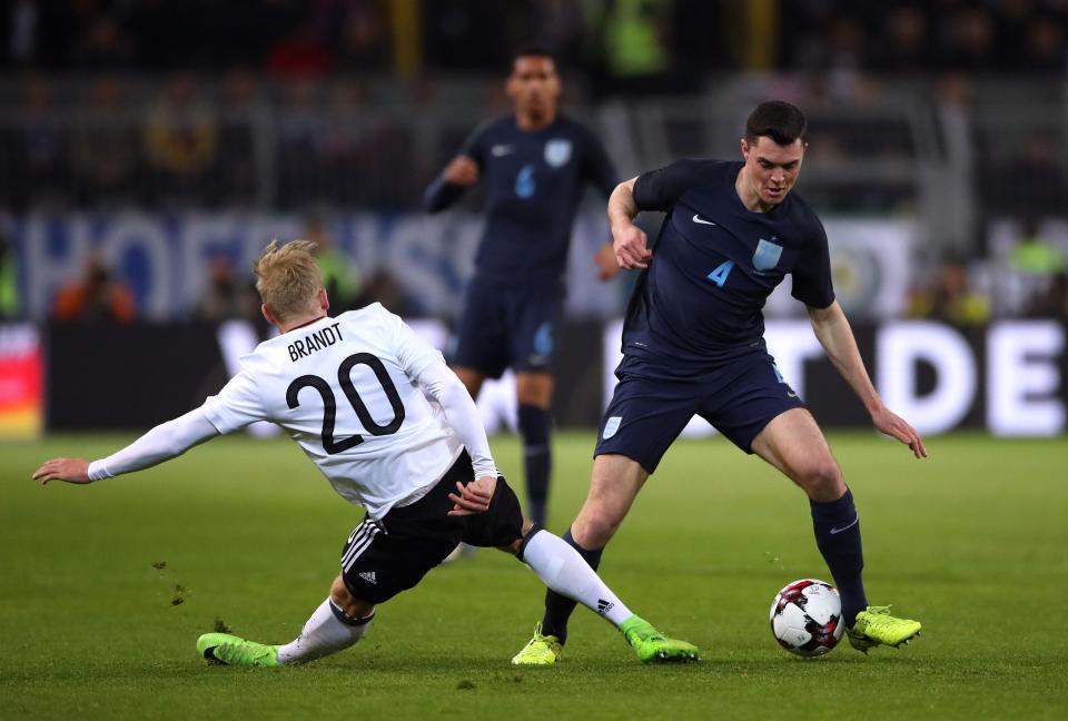 Michael Keane looked composed on the ball in the early stages and did not make any defensive mistakes