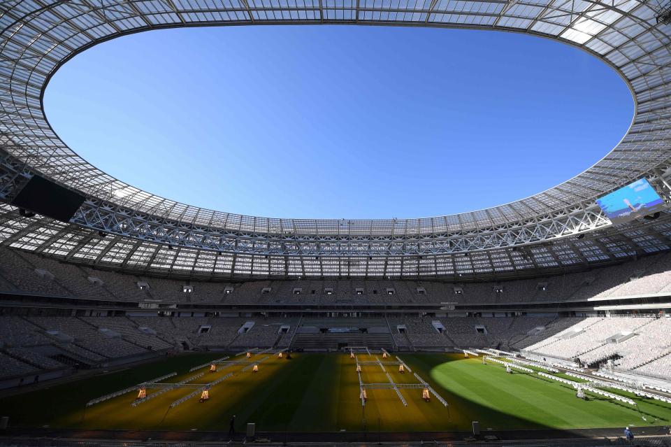 Luznhiki Stadium played host to the Champions League final in 2008, when Manchester United beat Chelsea on penalties