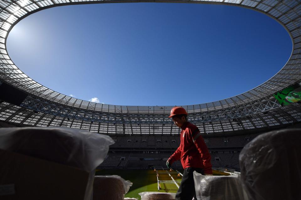 An extra 3,000 seats have been added and stands have been adjusted at Luznhiki Stadium to improve atmosphere