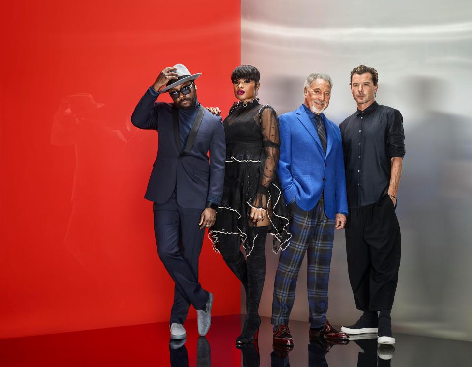  For this year's show Sir Tom Jones and will.i.am returned to the fold and welcomed new judges Jennifer Hudson and Gavin Rossdale