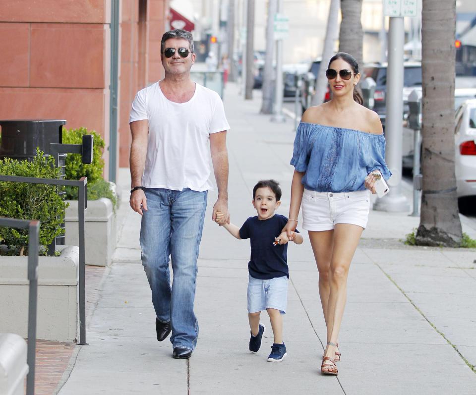  Earlier in the week the couple took their cute youngster for ice cream in LA