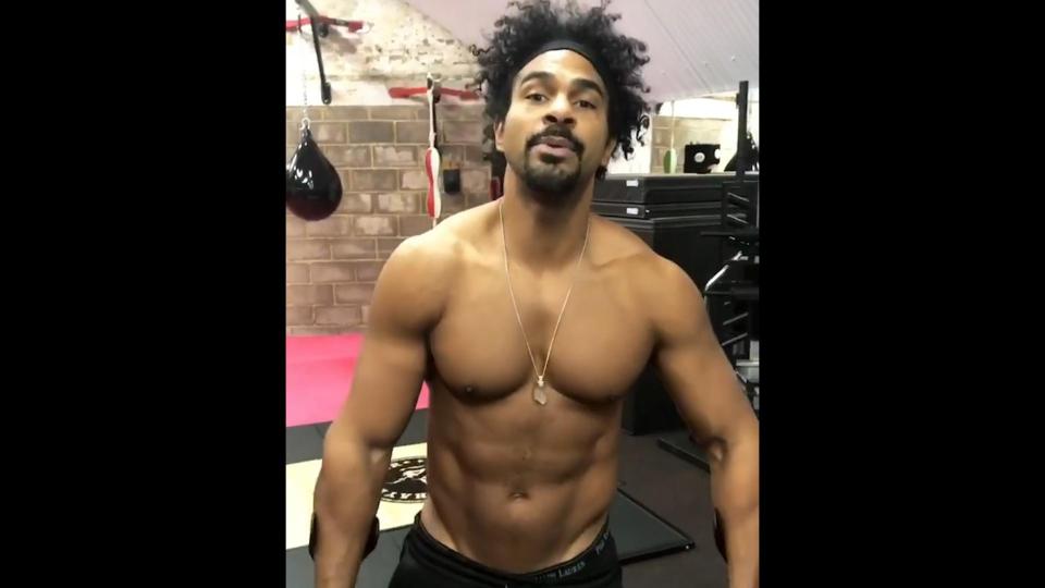  Haye says he has been training every day since recovering from his operation