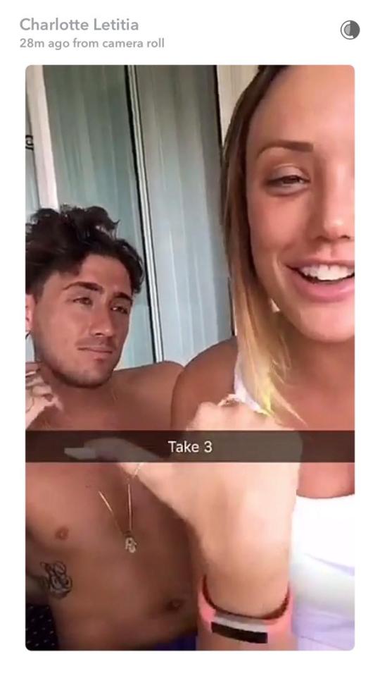  Charlotte is on holiday with controversial reality star Stephen Bear