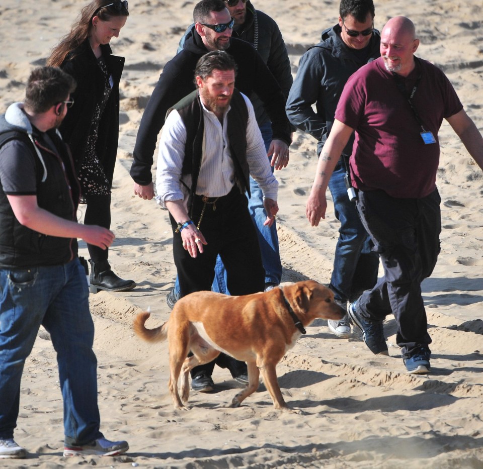 Tom and his dog were on Southport Beach