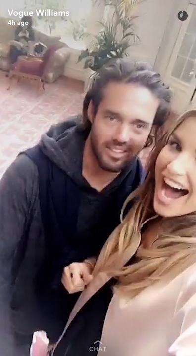  Spencer is enjoying a trip to Disneyland Paris with Vogue Williams