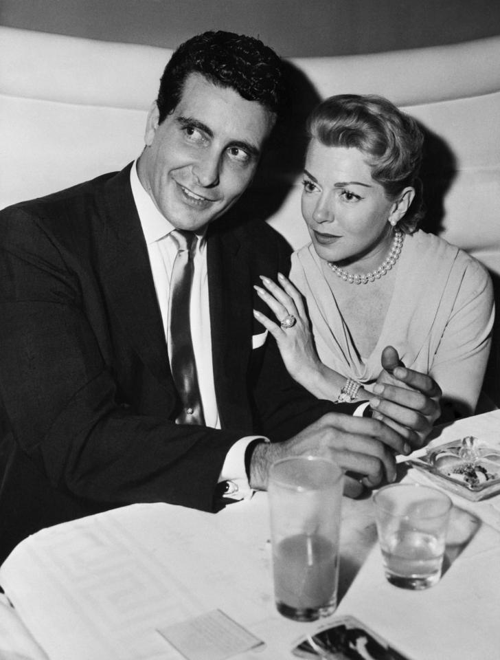 A new book has made startling claims Hollywood star Lana Turner (right) murdered her lover Johnny Stompanato (left) 