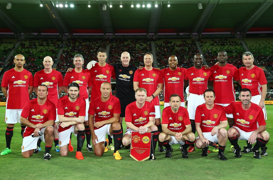 A host of Manchester United stars including the likes of Paul Scholes, Dwight Yorke, Bryan Robson and Louis Saha all took part in the match