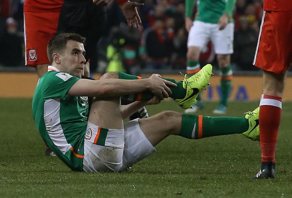 Seamus Coleman is now expected to be out of action for at least six months as a result of Neil Taylor's 'challenge'