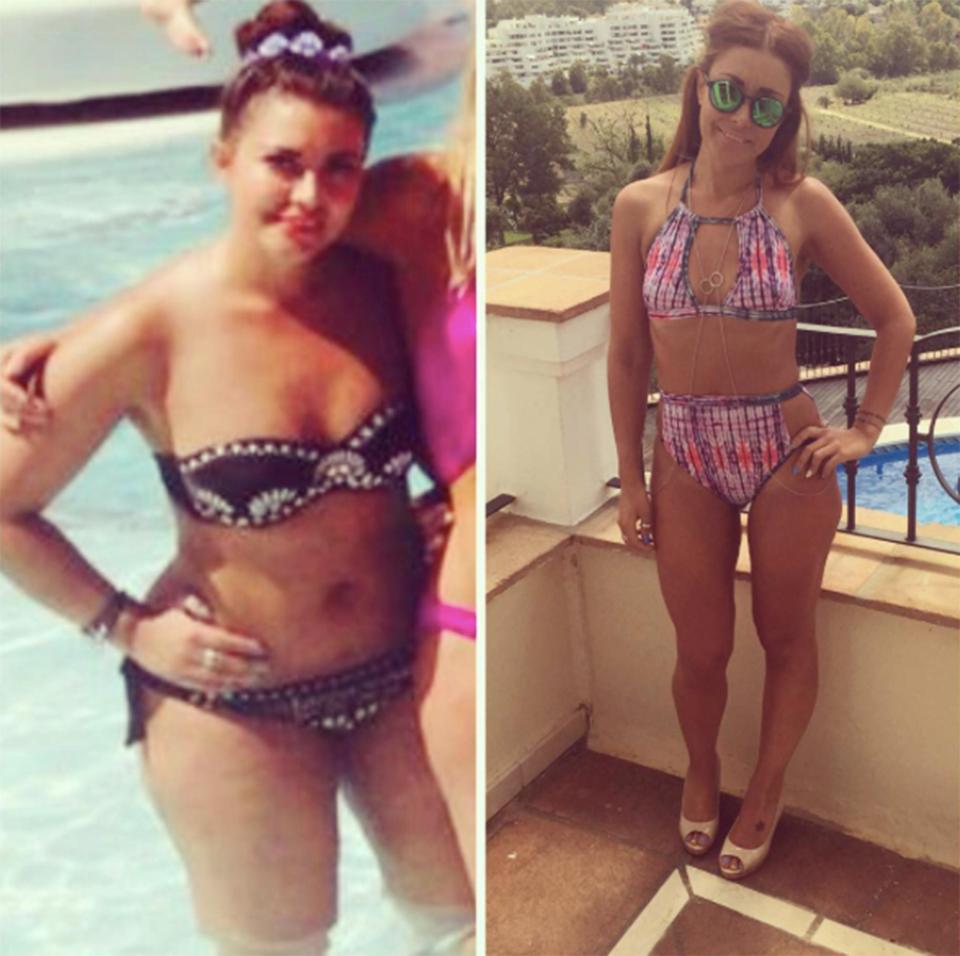 Danielle joined Slimming World and also began to follow inspirational Instagram weight loss pages