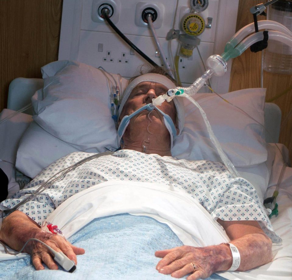  Ken is fighting for his life after the brutal attack