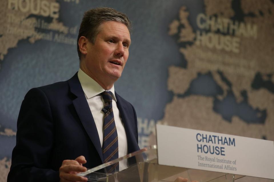  Sir Keir Starmer said Theresa May's "guarded" nature was dividing the country