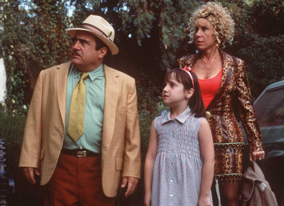  Danny and Rhea starred together as the evil Wormwoods in Matilda in 1996