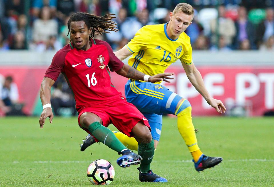  Renato Sanches started in Portugal's midfield