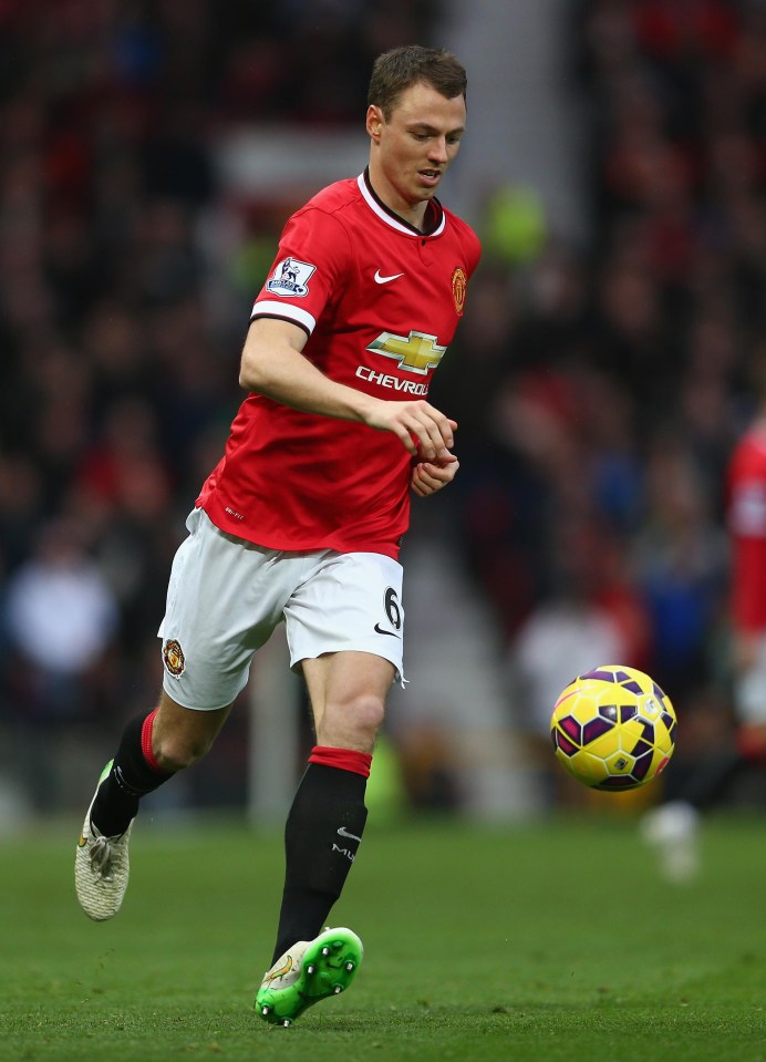 Jonny Evans was sold to West Brom by Louis Van Gaal