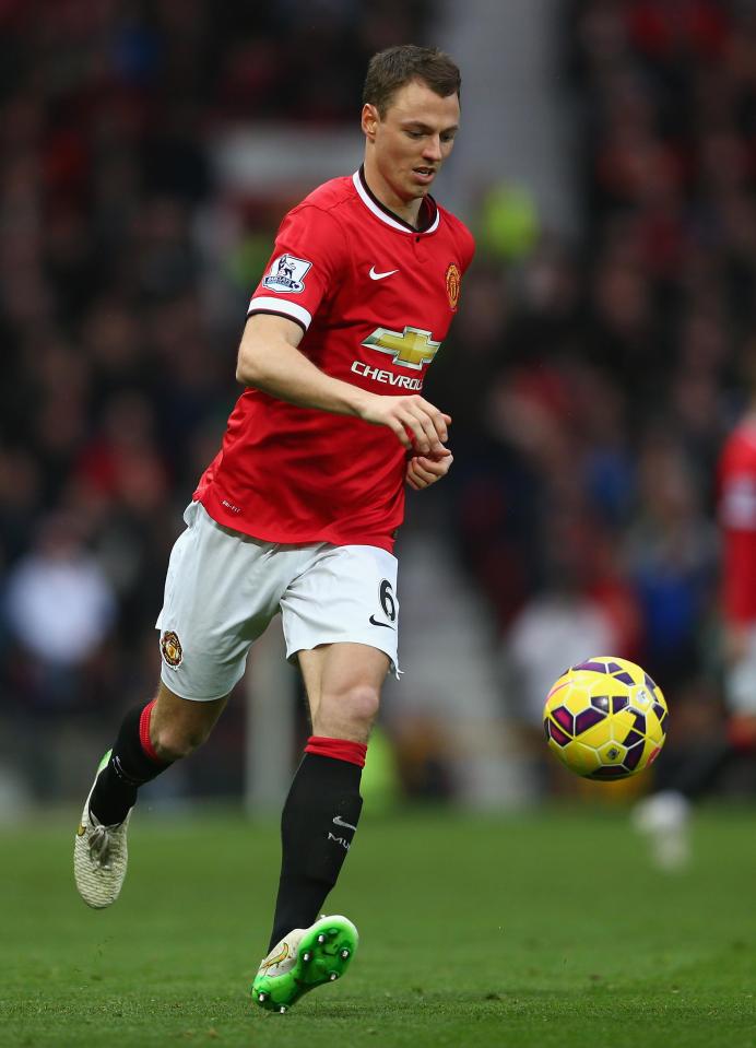  Jonny Evans was sold to West Brom by Louis Van Gaal