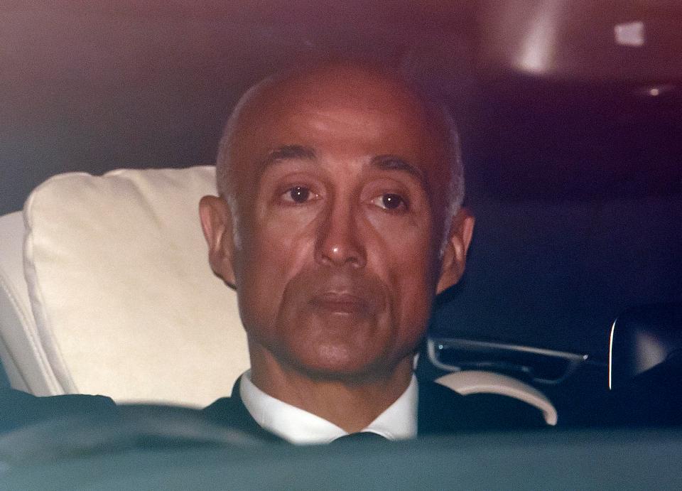  Andrew Ridgeley, his former Wham! bandmate, had tears in his eyes as he was seen leaving the funeral