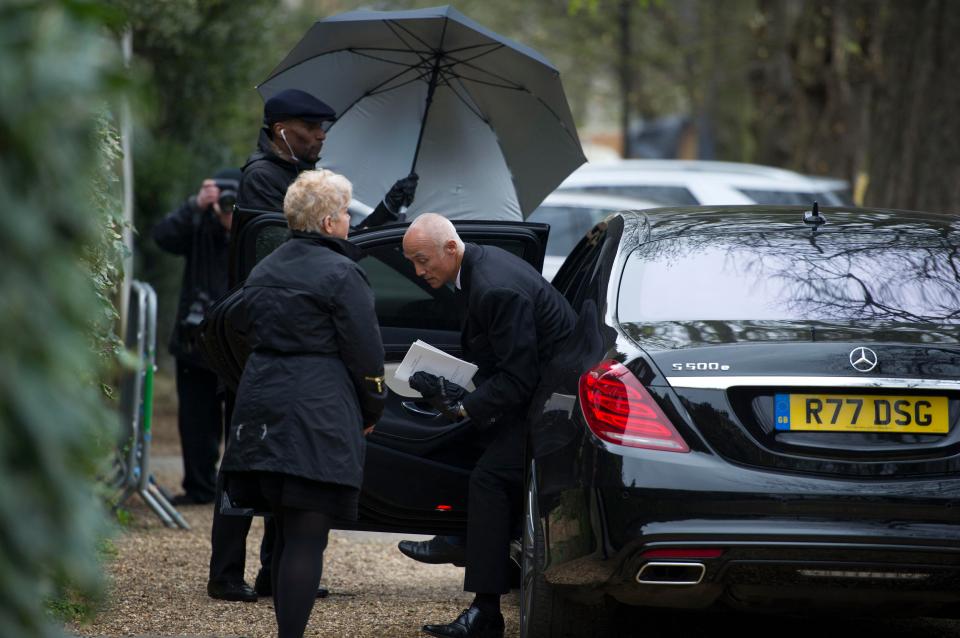  The bandmate attended the service at Highgate cemetery earlier on in the day