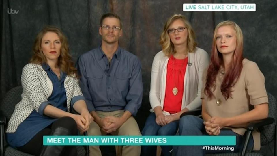  Abel Morrison and his three wives were branded miserable by This Morning viewers on Thursday