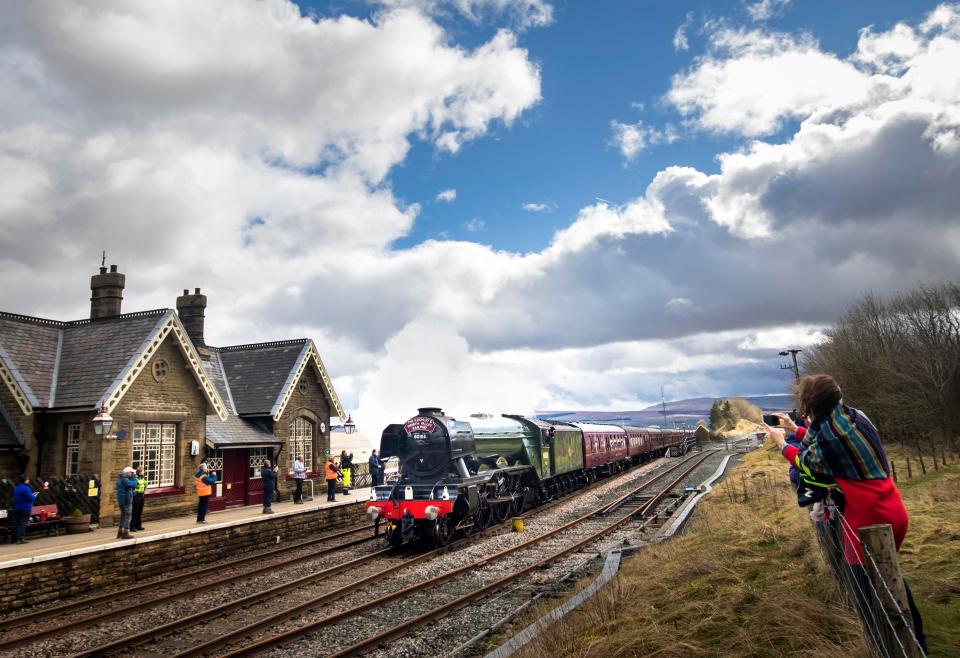 While traditionally the train ran between London and Edinburgh, it now runs just special chartered trips every year, much to the excitement of rail enthusiasts