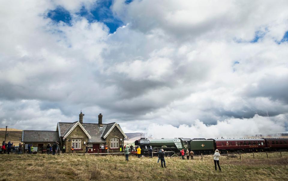 The Flying Scotsman has been hired for the day by the Keighley & Worth Valley Railway to run from Oxenhope to Carlisle to celebrate the reopening of the line