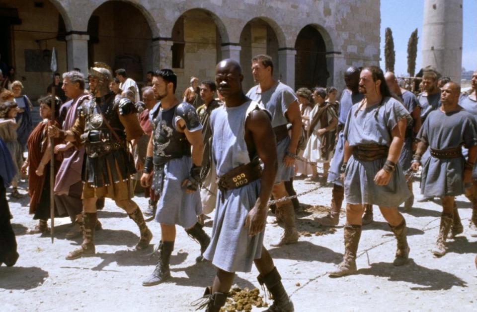 The studio was also used as the backdrop for many of the street scenes in Gladiator 