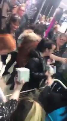  A scrap breaks out in Dublin Primark as the Chip mugs are released