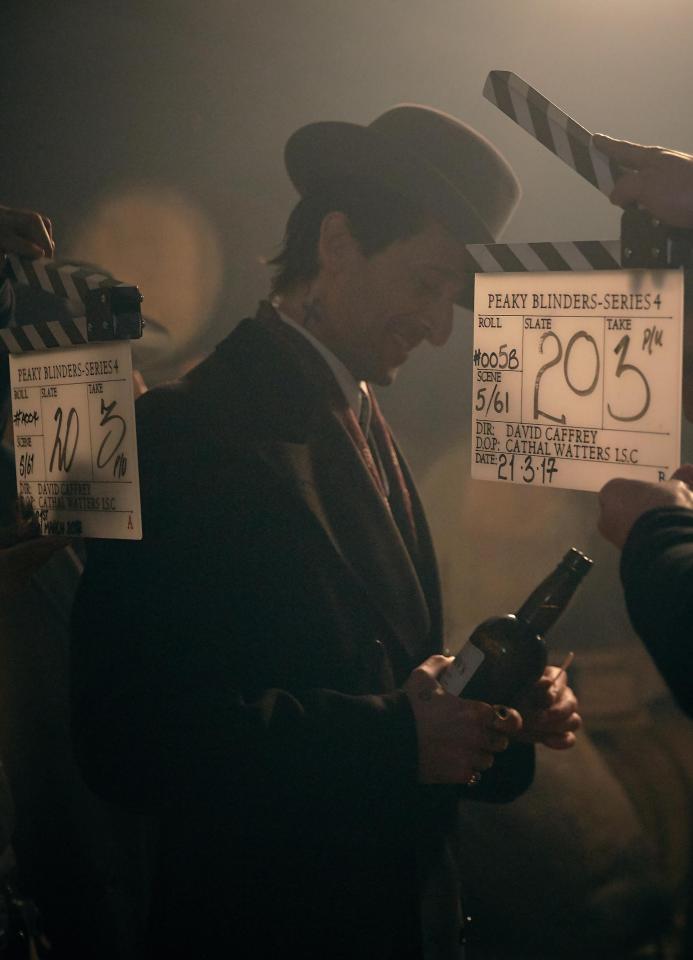  Adrien Brody filming his first scenes for new role in BBC drama Peaky Blinders