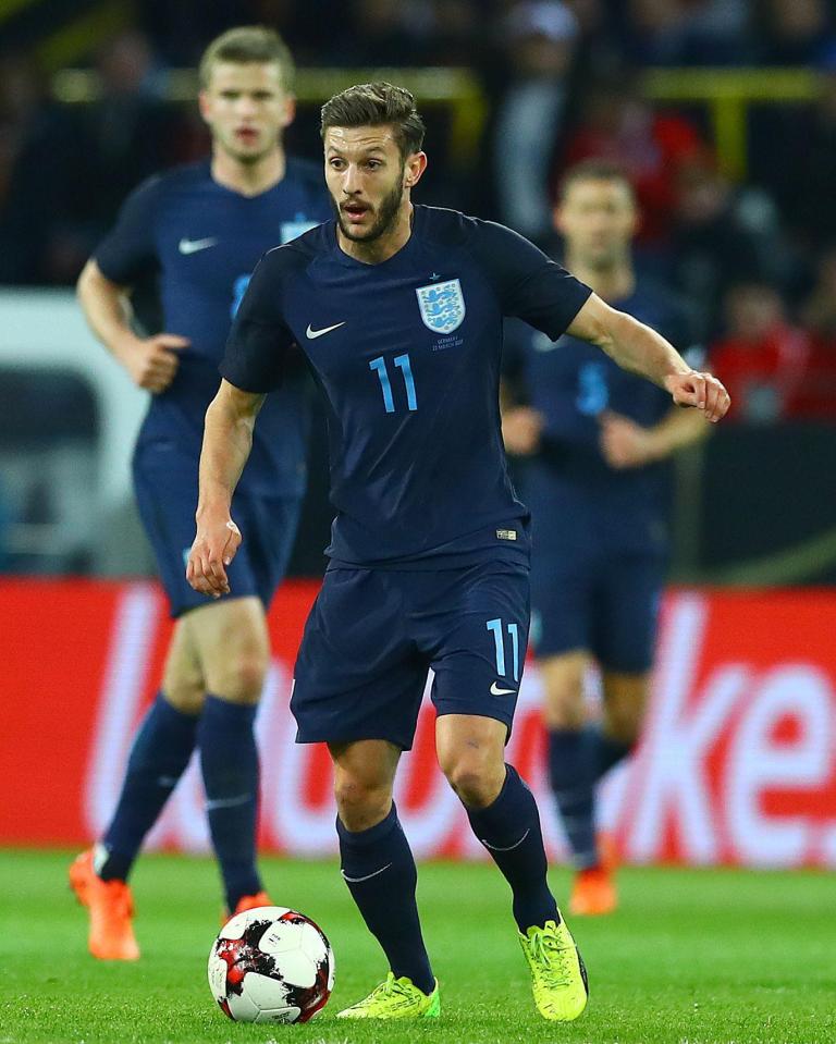  Adam Lallana has been in goalscoring form for England