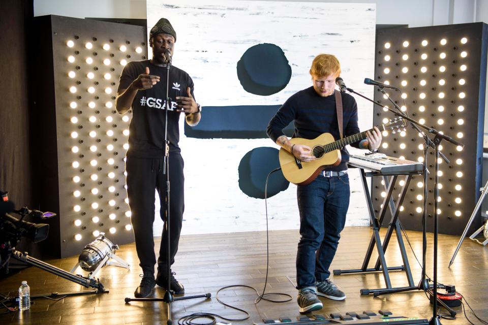  Stormzy and Ed Sheeran reunited to perform Shape of You