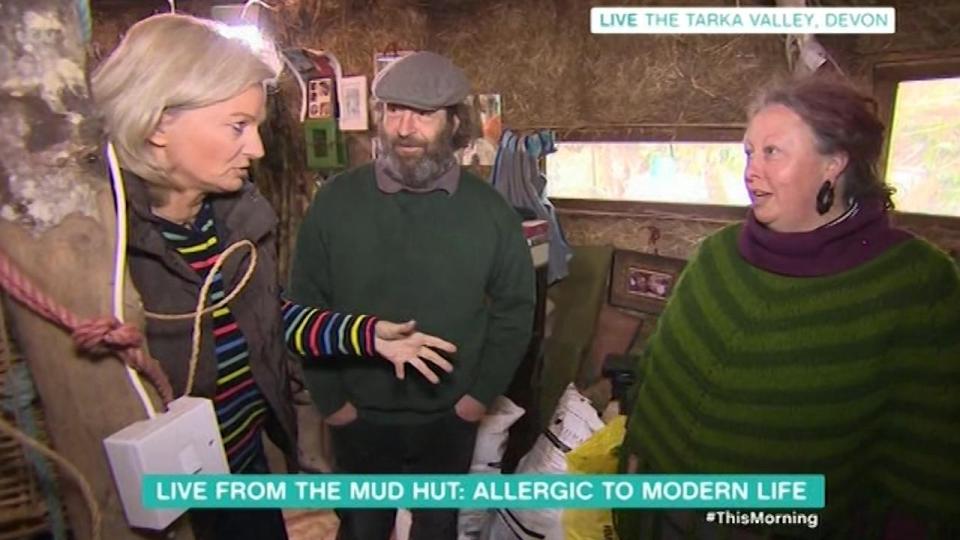  The couple built their hut and have lived in it for 19 months