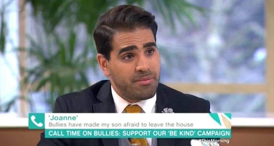  Dr Ranj advised worried parents or carers to contact schools if their children are being bullied