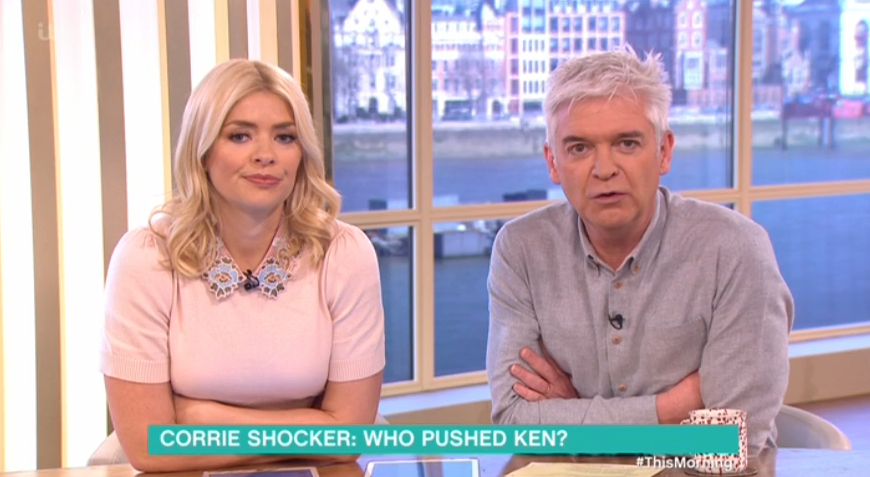  Holly Willoughby and Phillip Schofield want to know whodunit