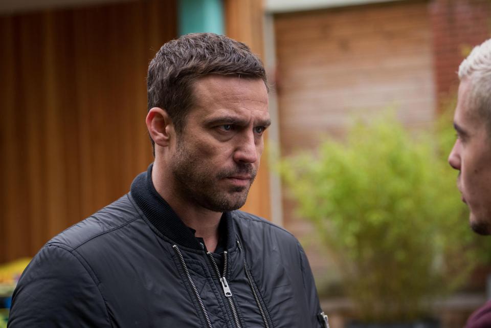  Jamie plays bad boy Warren Fox in the Channel 4 soap