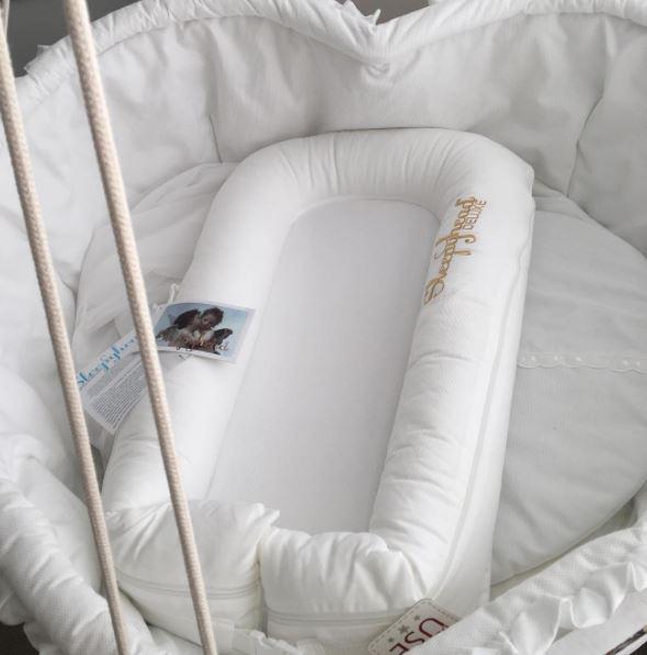 The former Towie star recently shared a picture of the tot’s crib as she waited to become a mum