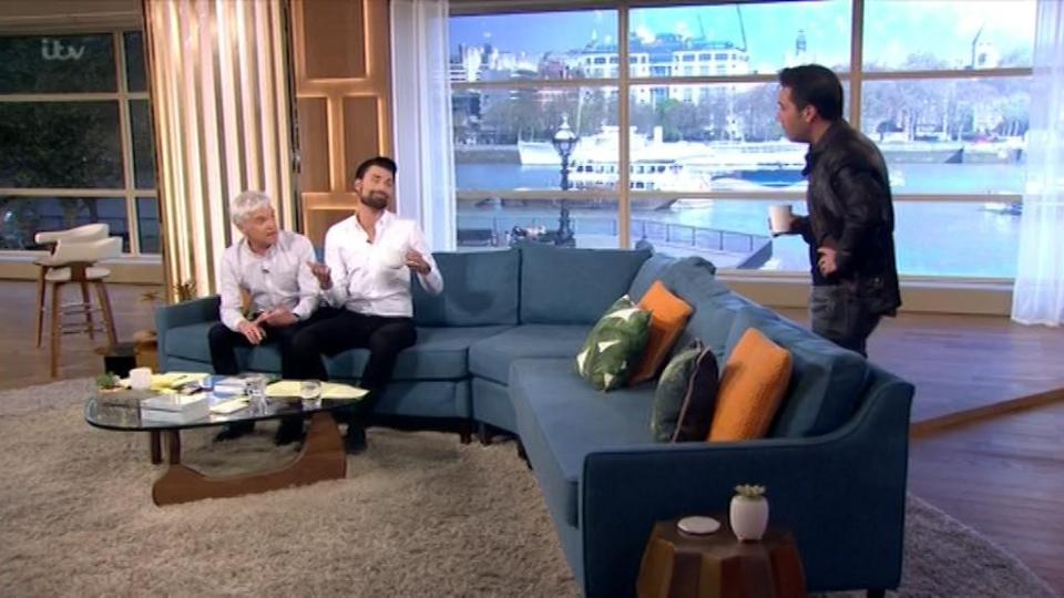  Gino D'Acampo invaded the set to reveals his fury at not being asked to fill in for Holly