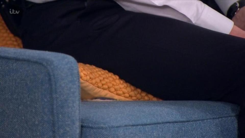  Phillip was forced to sit on cushions to hide the height difference between himself and Rylan