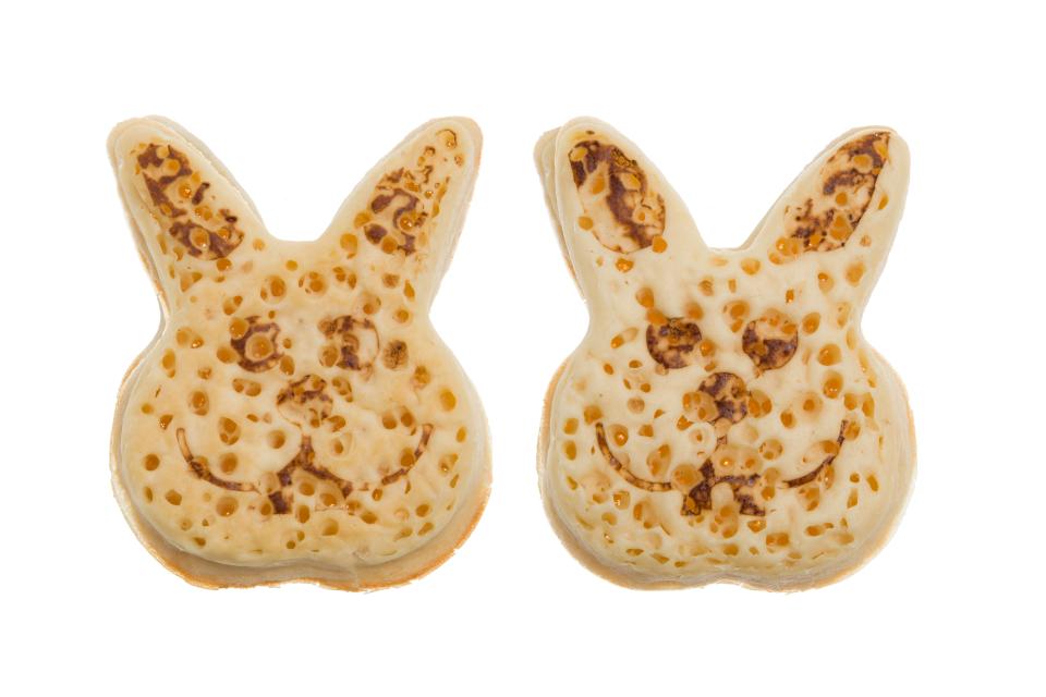  The bunny crumpets come in packs of four and cost £1